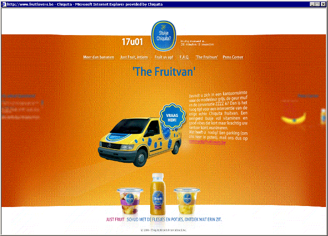 Chiquita Fruitvan concept